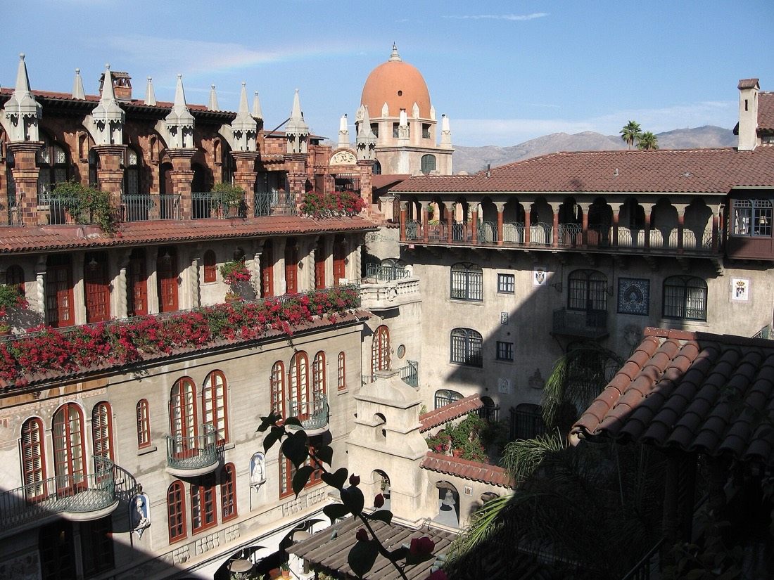 The historic Mission Inn in Riverside, California